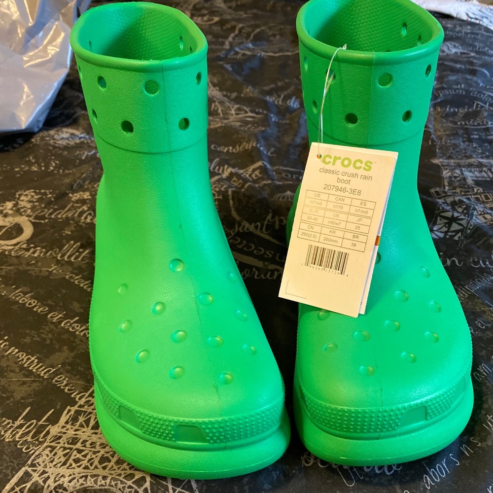 Croc Crush boot Grass Green